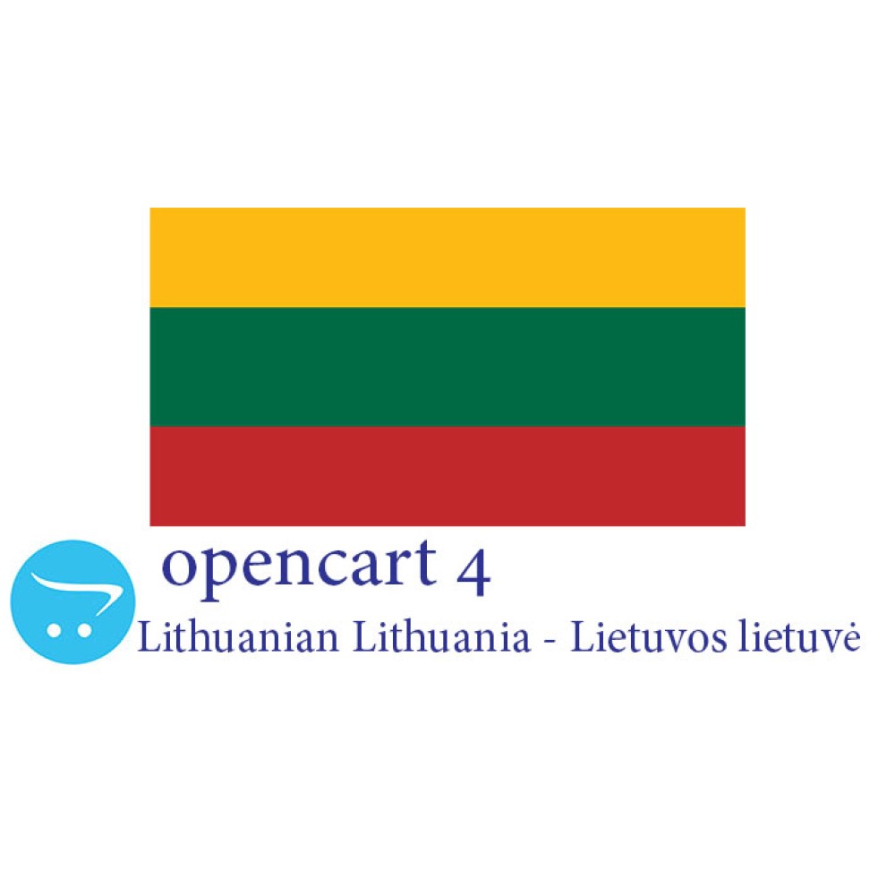 Opencart 4.X Full Language Pack Lithuanian Lithuania Lietuvos lietuvė